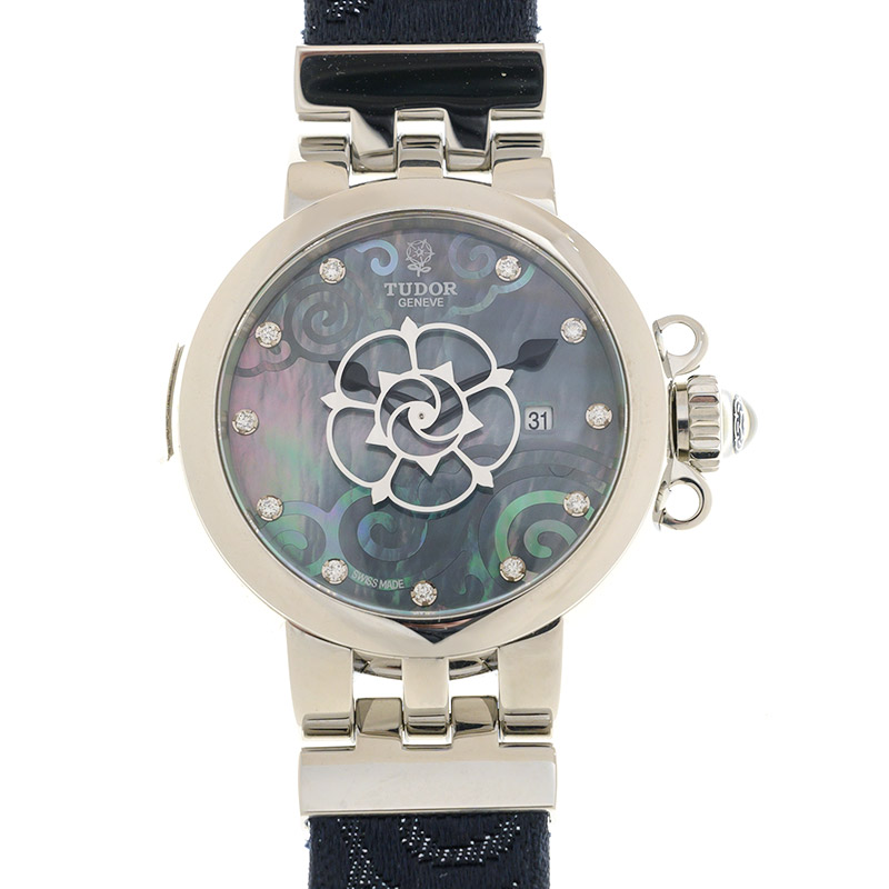 NEW TUDOR CLAIR DE ROSE 35400-TISS BLA-NC10DI-BL